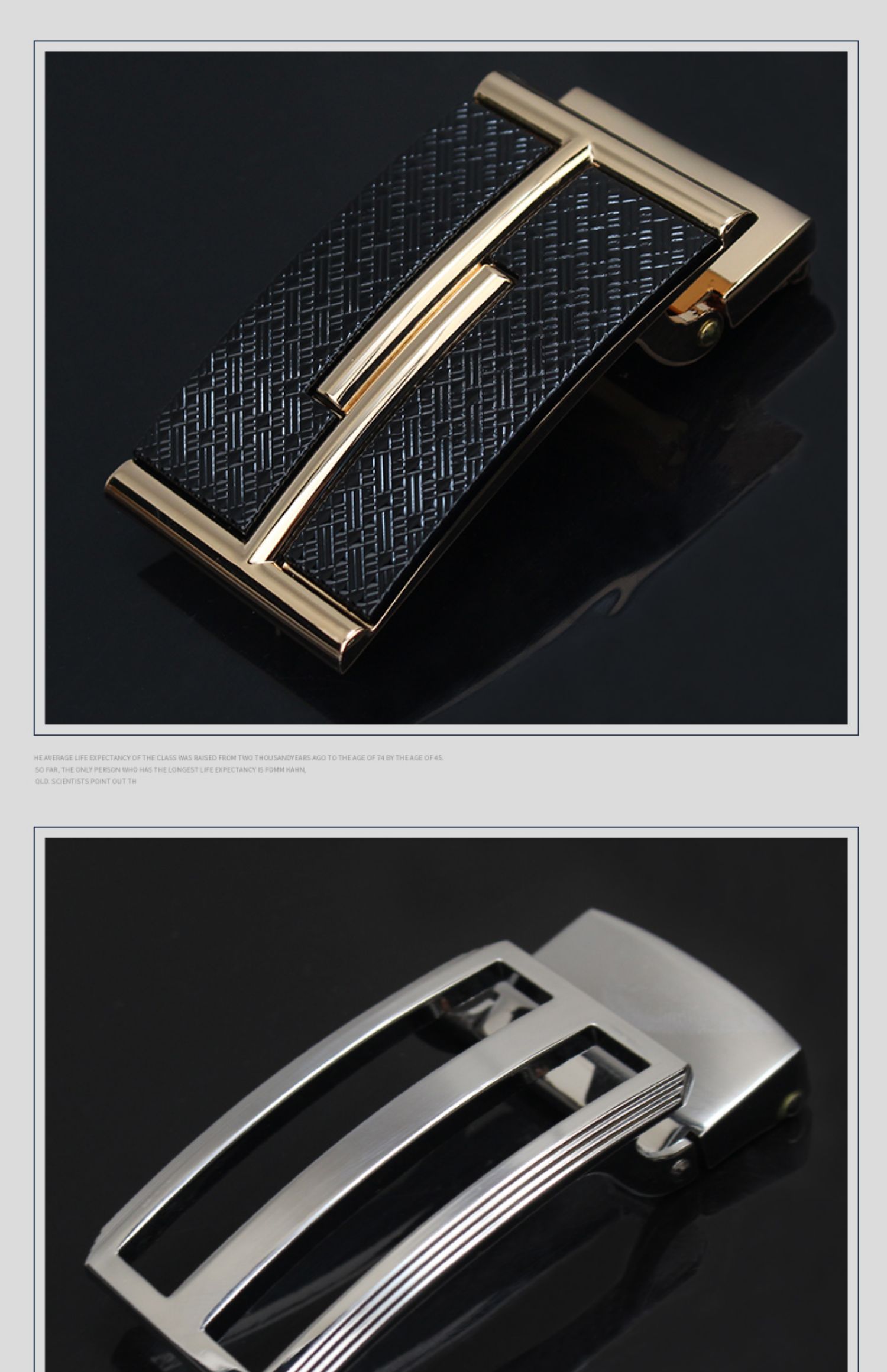 new lake男士皮带扣头裤腰带头男平滑扣卡子3.