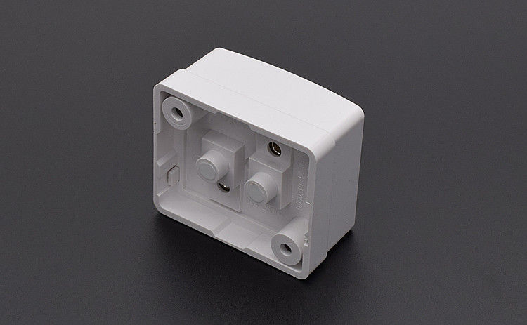 公牛明装插座二孔二眼插板小型2脚单孔220v迷你二脚扁圆孔10a 正品