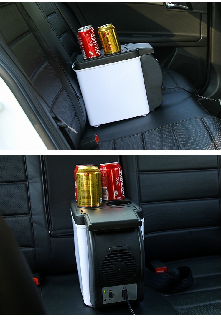 汽车车载冰箱车内冷暖迷你小冰箱便携式车用6l冷藏箱保温箱12v