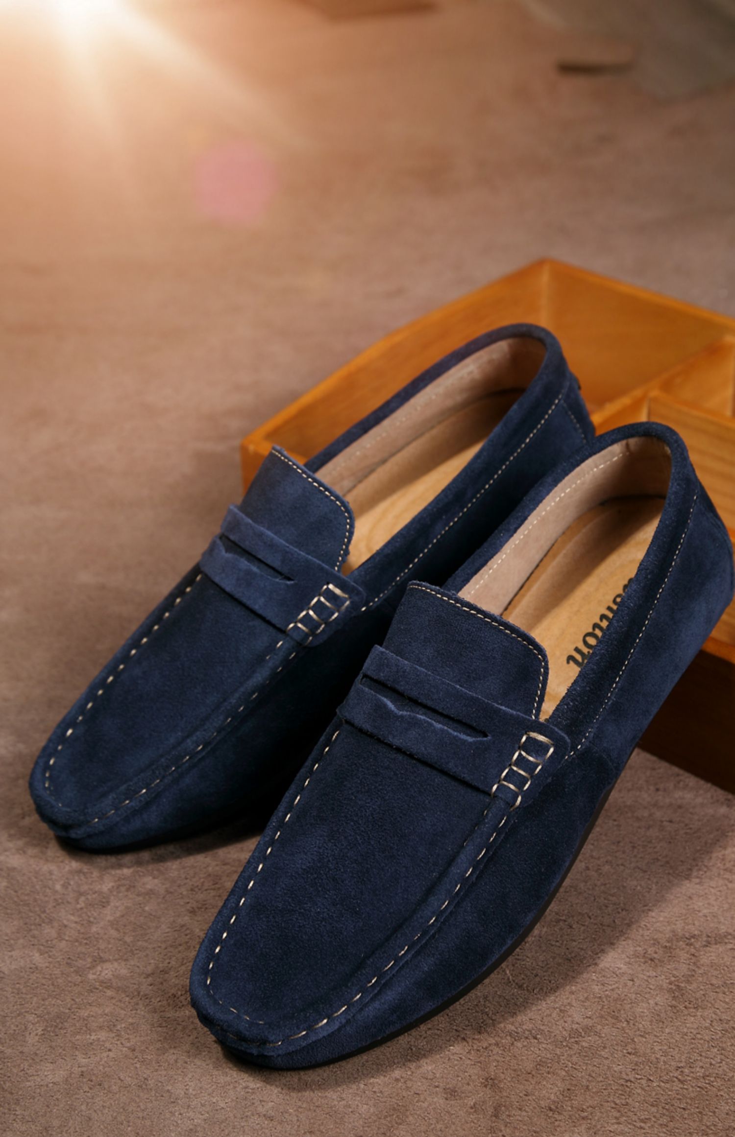 喻娄品牌男士春秋季新款英伦豆豆鞋男真皮磨砂皮韩版潮流低帮懒人鞋