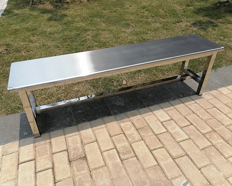 梦商(mengshang)服装店家具不锈钢 梦商 不锈钢排椅长条椅换鞋凳浴室