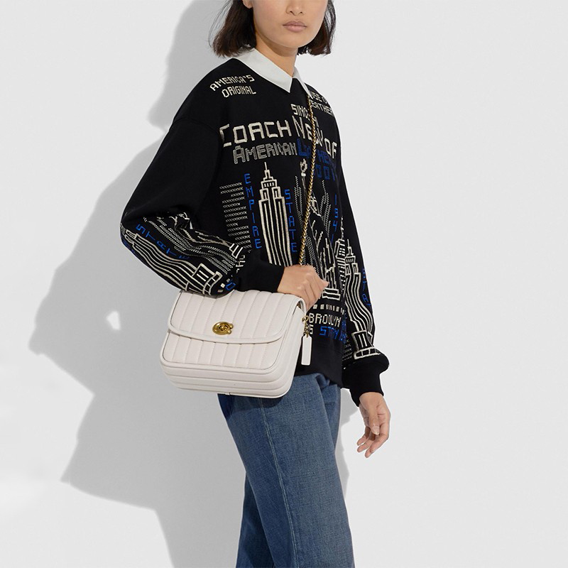 蔻驰(coach)女士单肩包4684 coach madison 口盖包 c扣 4684【价格