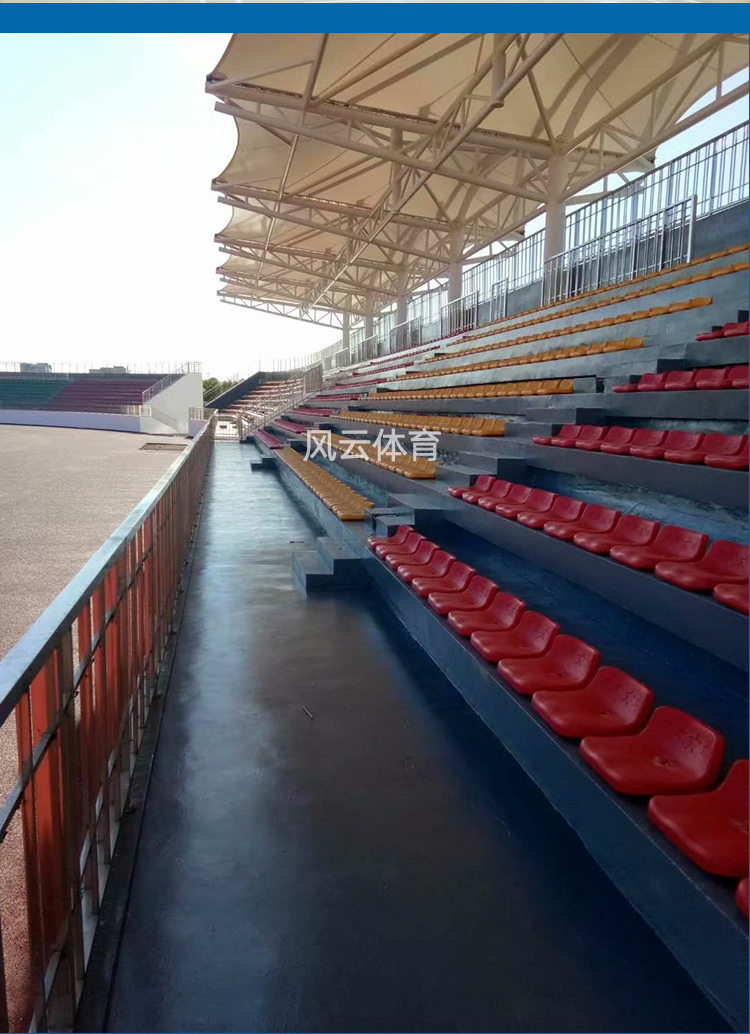 体育馆伸缩看台户外固定手动电动移动折叠活动看台篮球馆场地座椅