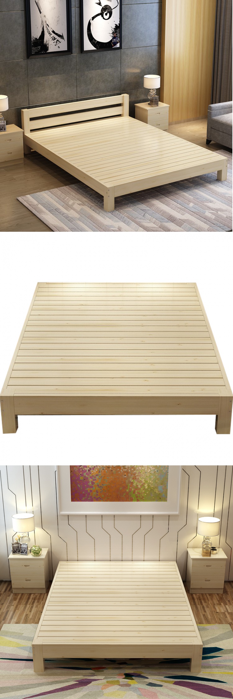 5米1.8米简约民宿床架