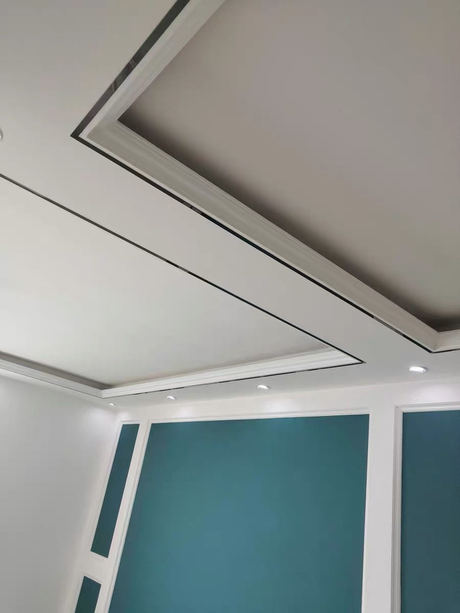 《黑钛金不锈钢装饰平板条背景墙边框一字型收边吊顶包边金属自粘线