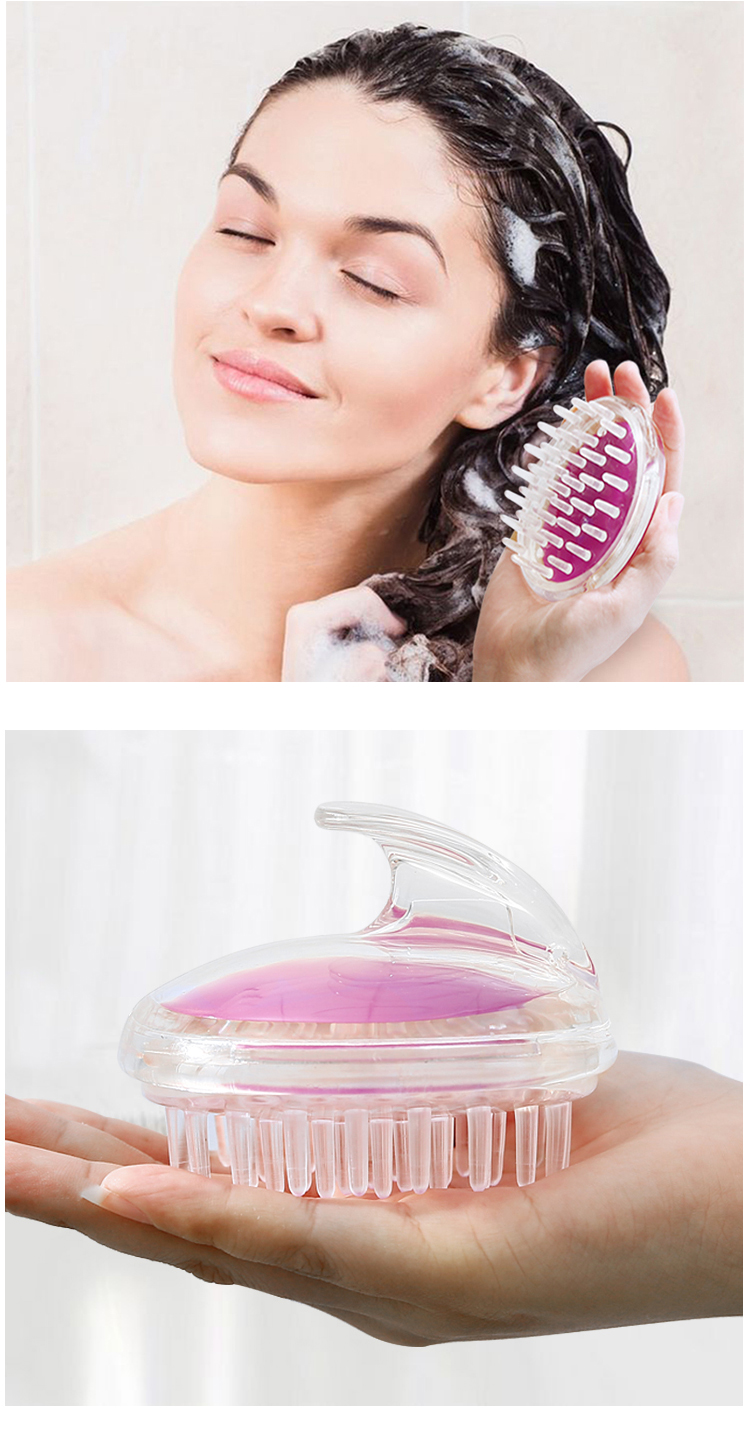 洗头刷器刷子大人按摩刷洗头发洗发梳子头皮头部硅胶止痒抓头器