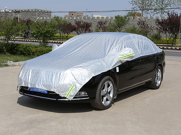 车战线汽车遮阳罩引擎盖半罩车衣车罩suv越野轿车前挡防晒隔热挡加厚