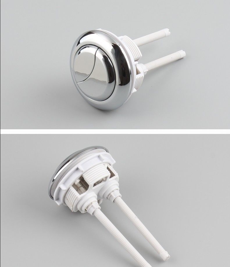 马桶水箱按钮按键双按钮式坐便器老式抽水马桶开关按键坐便器配件