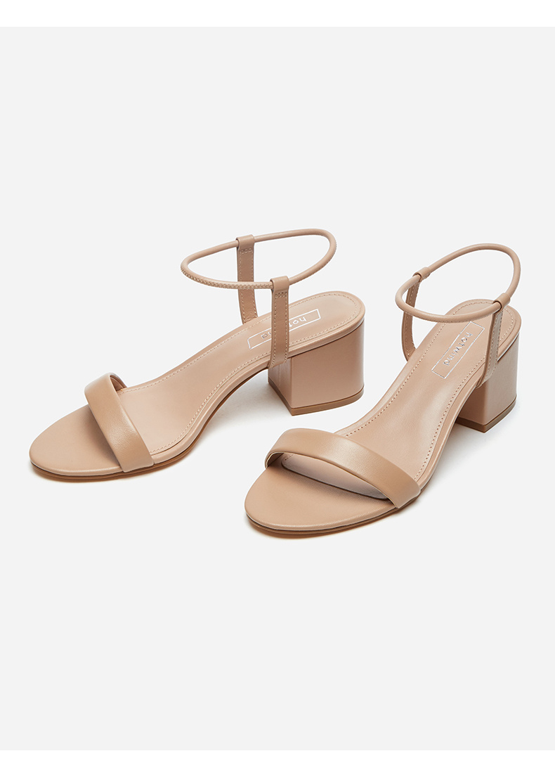 热风(hotwind)女士凉鞋h56w9208 热风hotwind夏季潮流时尚粗跟女士