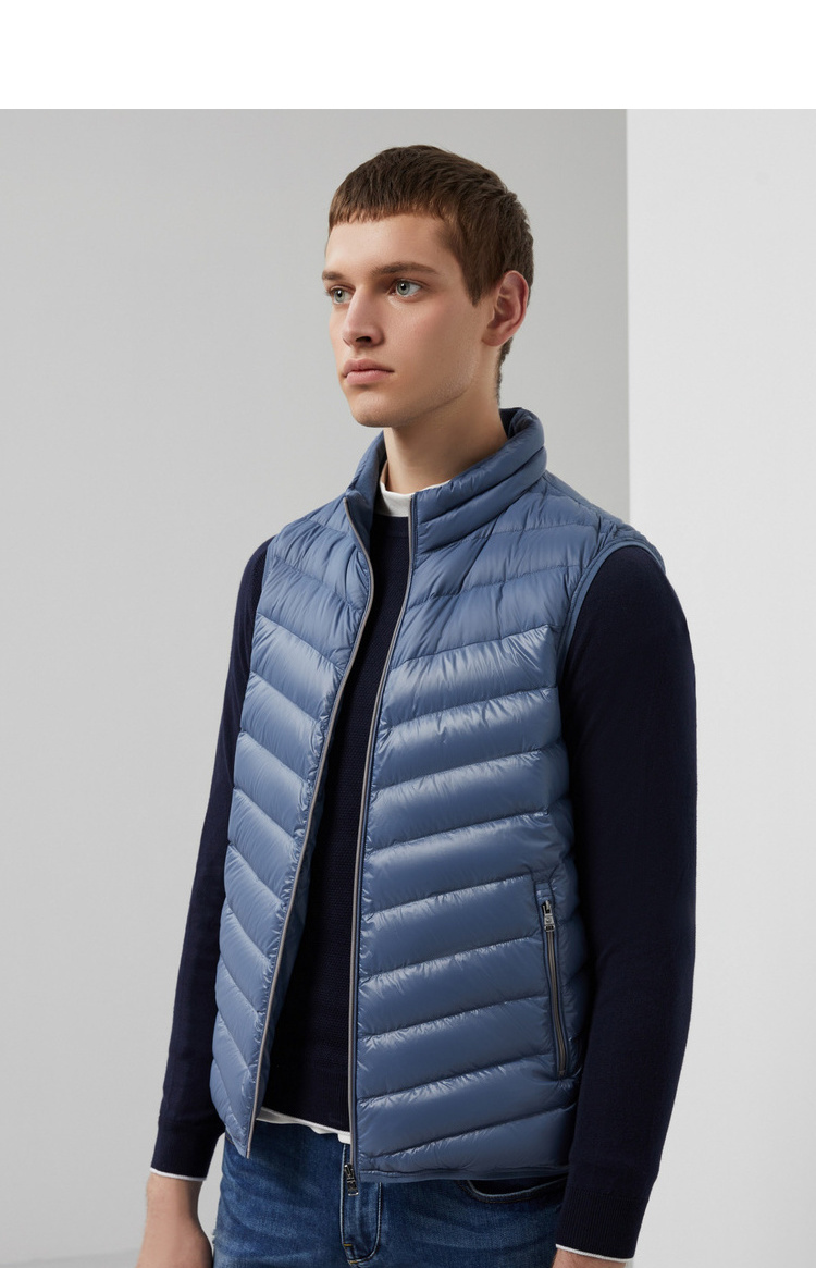 波司登轻薄羽绒马甲男士短款舒适保暖背心b90131003