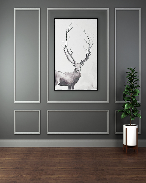 奥纳斯墙贴/装饰贴 直播背景墙9直播背景布3d立体装饰墙主播大气北欧