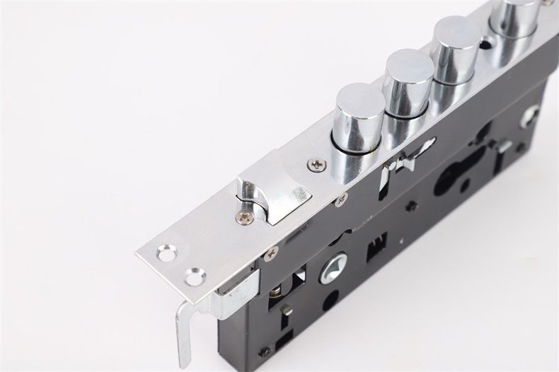 《门锁配件防盗门锁体通用型家用大门锁具锁芯方圆头锁舌单双活双快