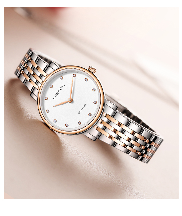 罗西尼rossini手表女小清新时尚简约百搭热卖款七夕情人节手表送女友