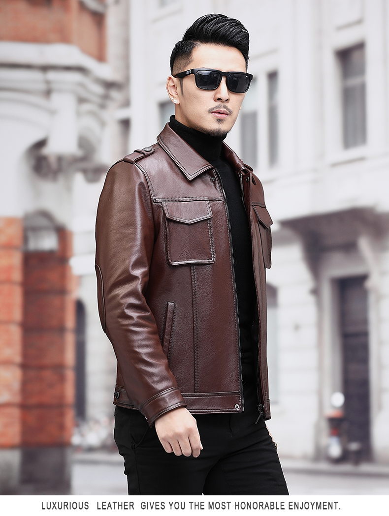 利登阿玛尼(lidenamani)男士皮衣 lidenamani/利登 阿玛尼男装皮衣