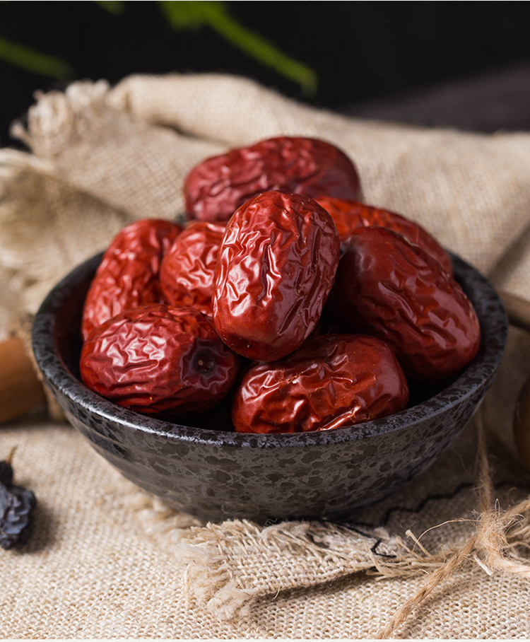 呆呆菇娘小红枣500g山东特产金丝小枣小红枣煲汤煮粥干吃泡茶红枣免洗
