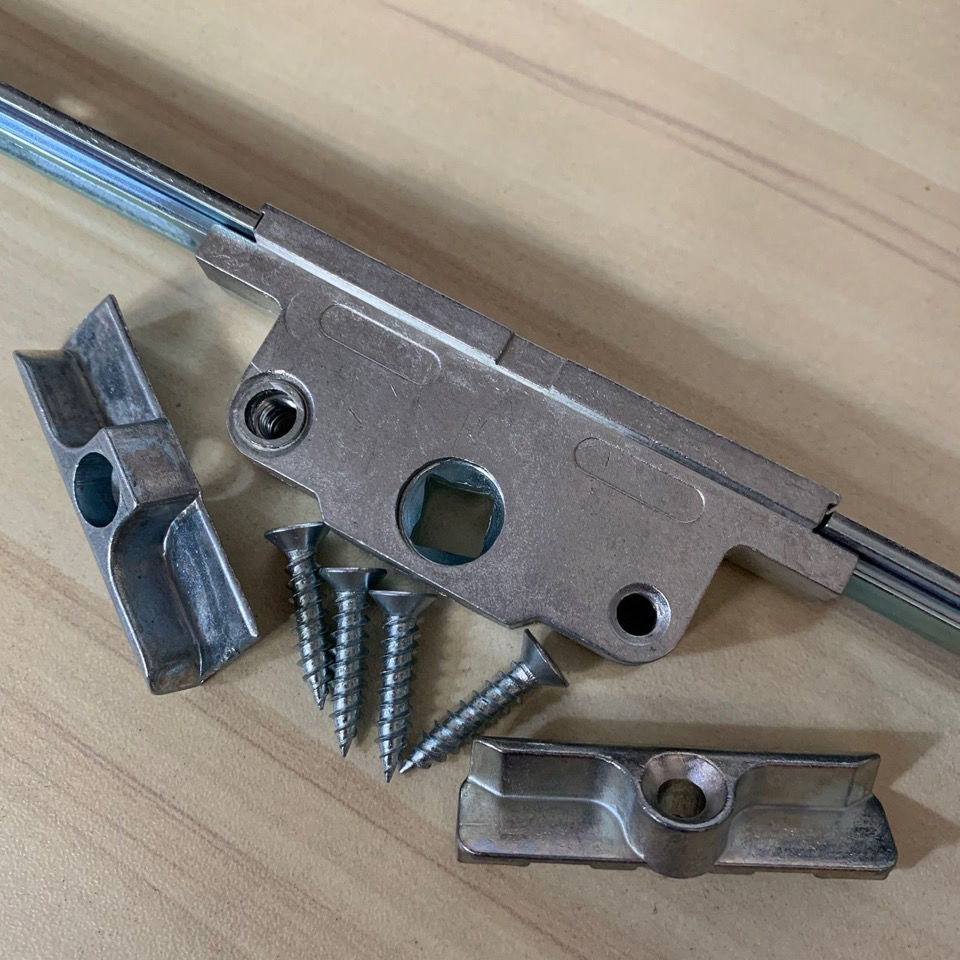 内开不带把手400两点锁塑钢窗配件内平开传动器传动杆传动锁塑钢联动