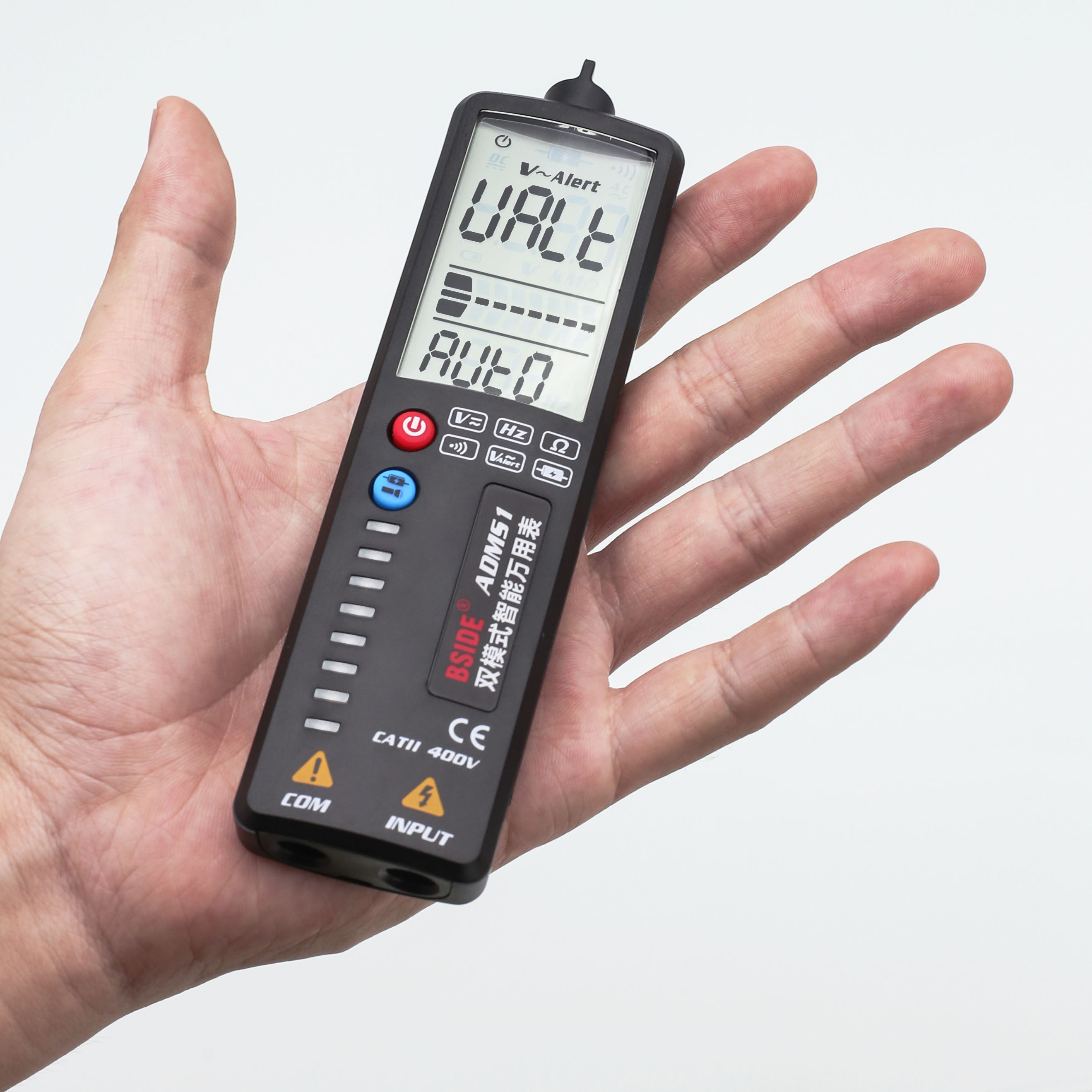 智能数字无需换挡万用表高精度便携式电笔万用表墙体测试仪adms1adms1