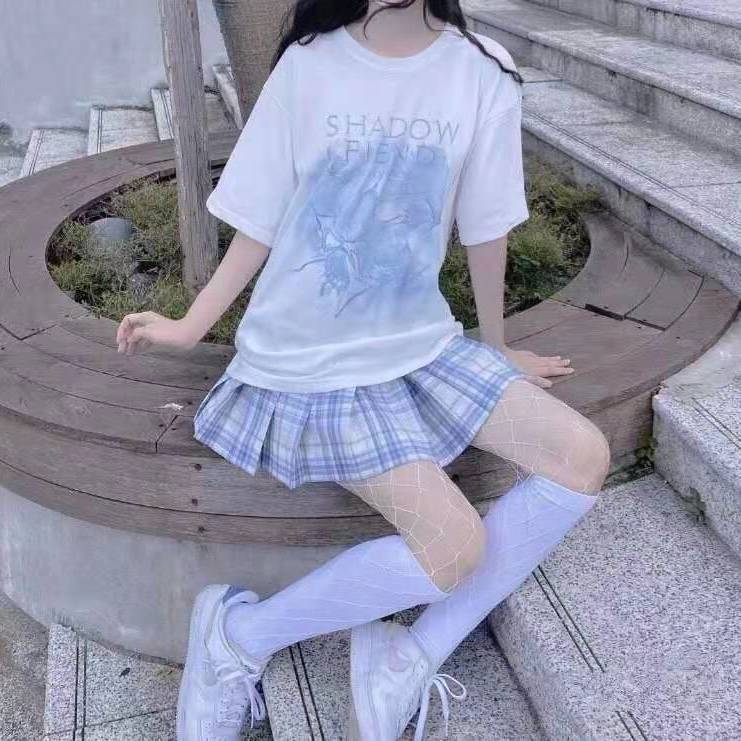 白丝白色渔网袜春夏薄款丝袜女潮性感连裤网格ins网红白色丝袜