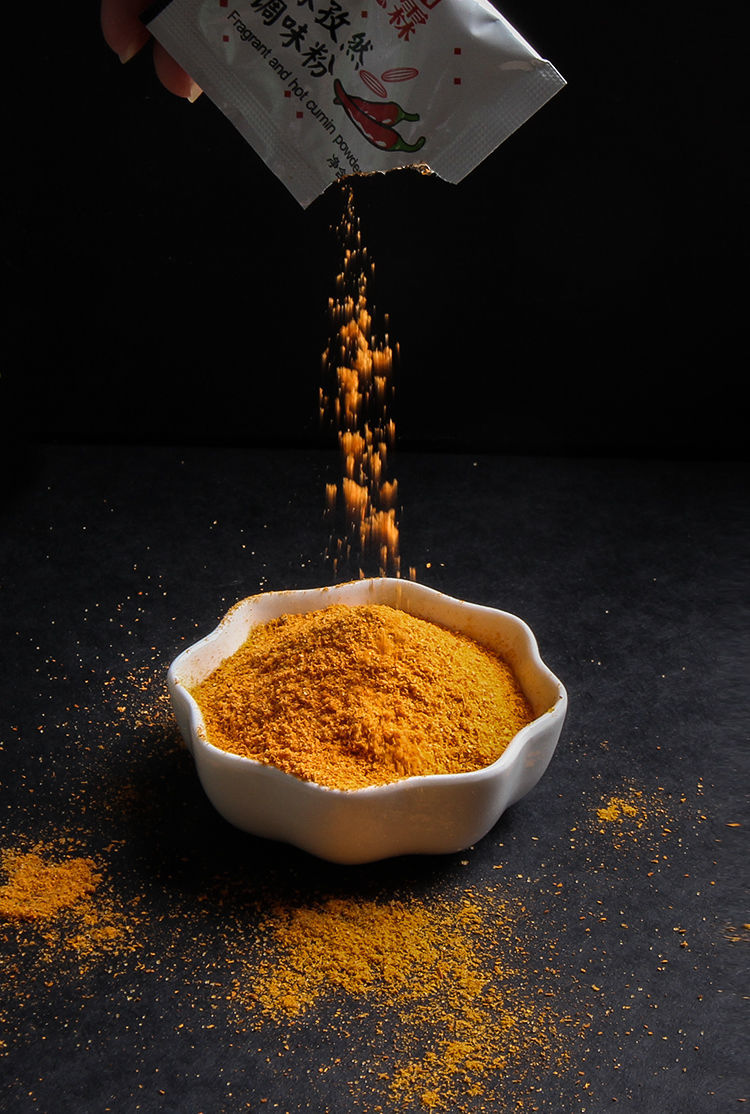 忆霖香辣孜然粉100小包装烧烤调料家用辣椒粉炸鸡粉商用撒料调味2g