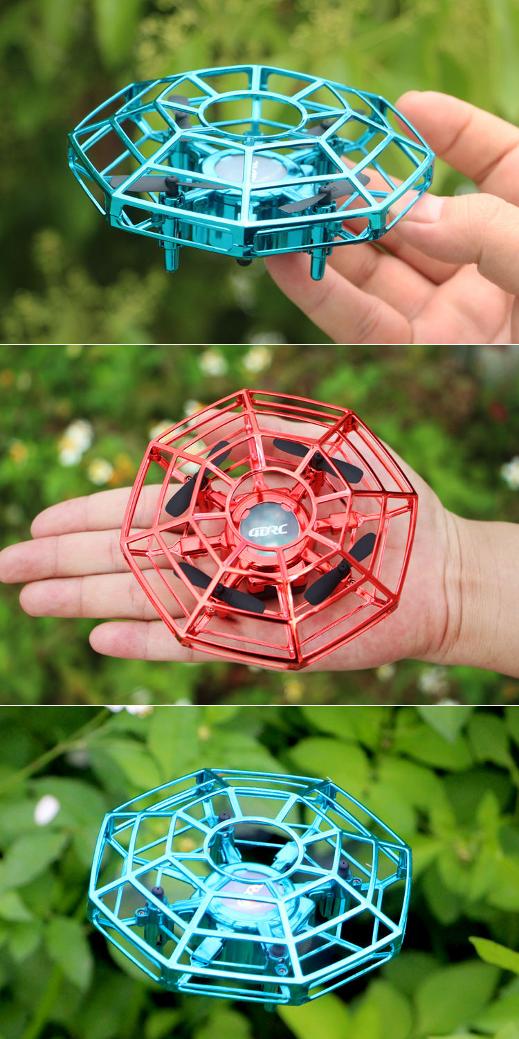 《ufo感应飞行器无人机遥控飞机男孩玩具小型智能悬浮飞碟glodhwzmb