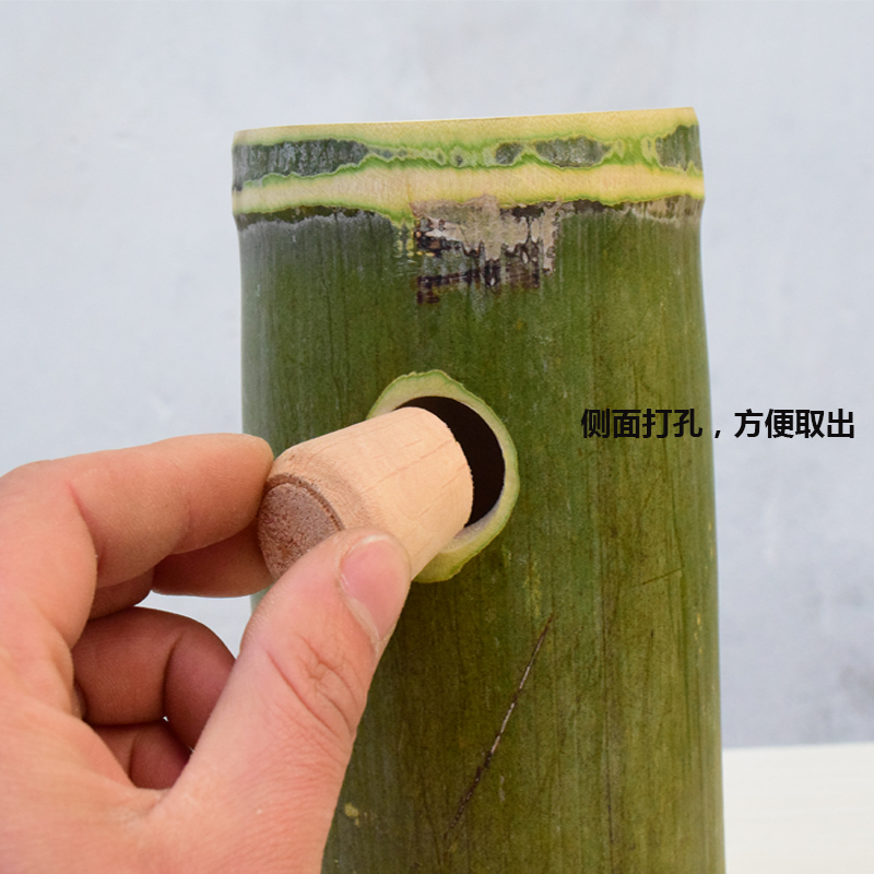 竹子打孔的简易工具图片
