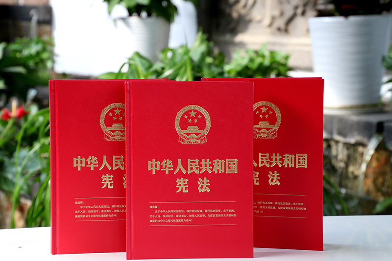 中华人民共和国16开精装版封面含宣誓誓词法条小红本书版法律出版社9