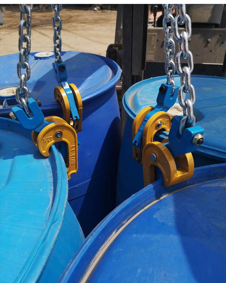 敬平吊钩/抓钩 油桶吊钳叉车夹具双链多功能起重钳鹰