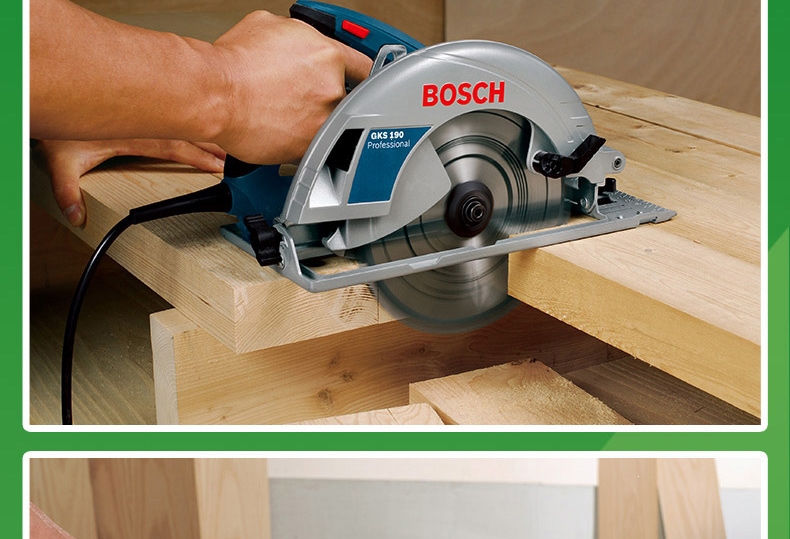 博世bosch木工电圆锯7寸切割机gks140190235手提多功能圆盘锯9寸电锯