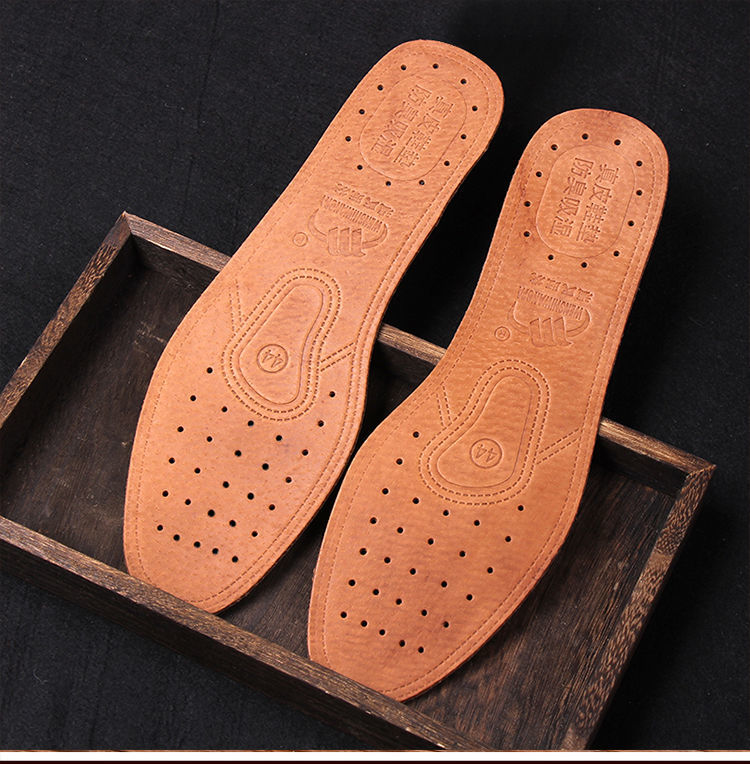 牛皮鞋垫吸汗f臭减震透气c臭鞋垫运动鞋垫男女硬款春夏tcvv