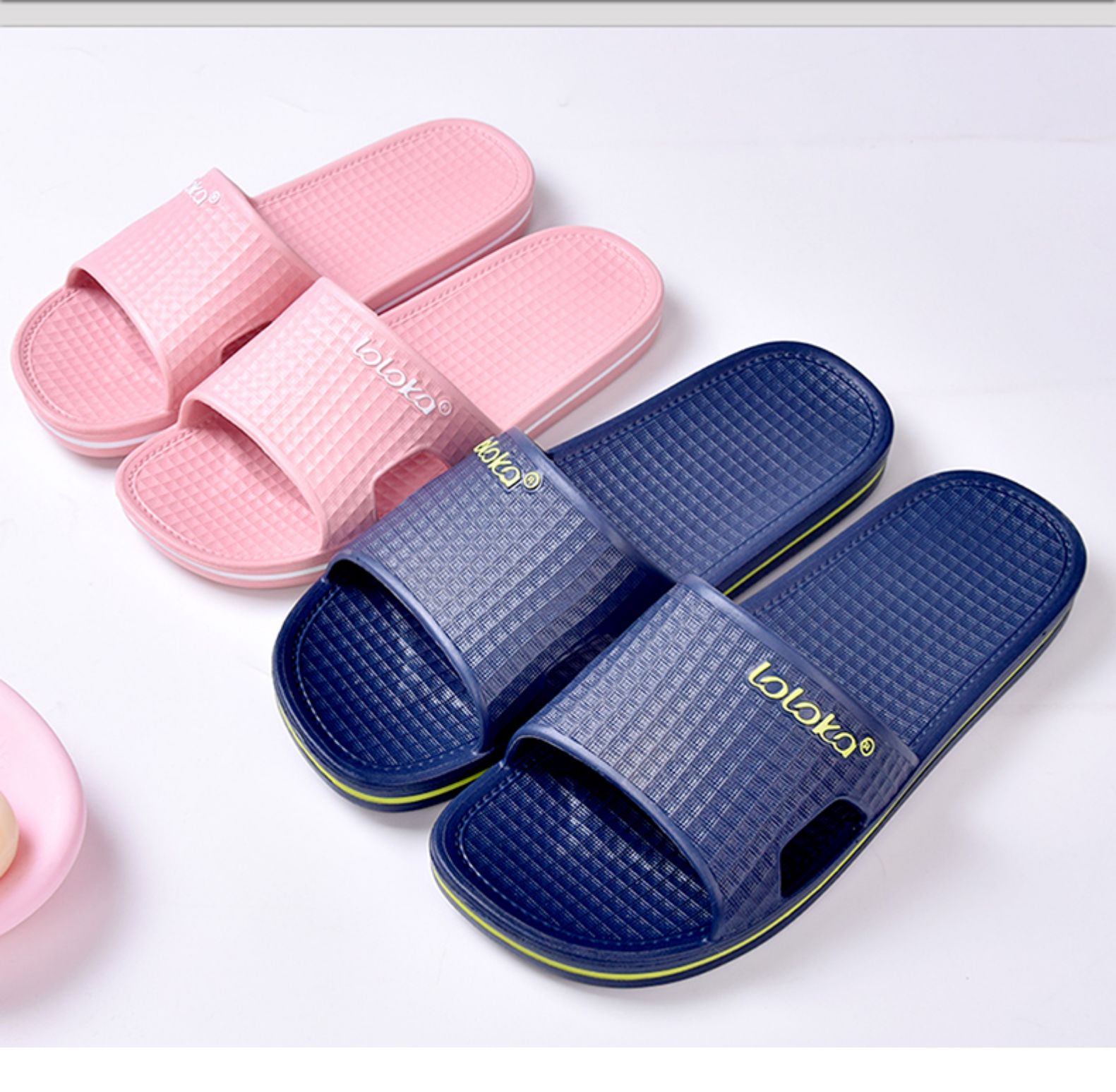 路路佳拖鞋夏季居家室内外情侣凉浴室防滑洗澡男女地板防滑凉拖鞋 皮