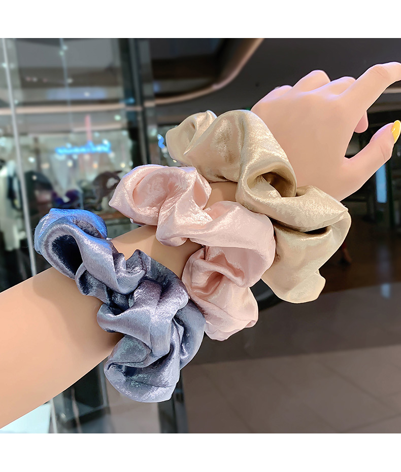 法式复古bm猪大肠圈发圈扎头发皮筋网红大号头花头绳2红色格子系统再