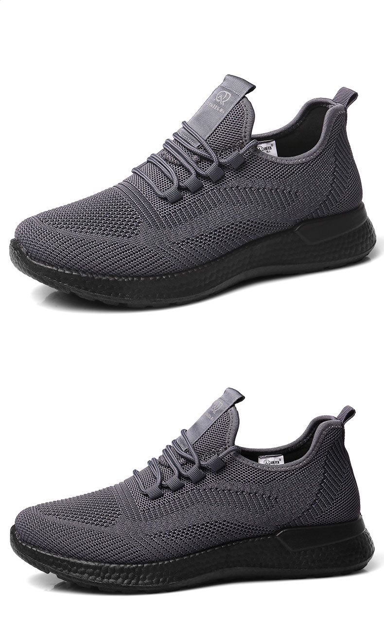 强人(qiangren)男士休闲鞋qr23dxa266002 3515强人男鞋飞织网面运动鞋