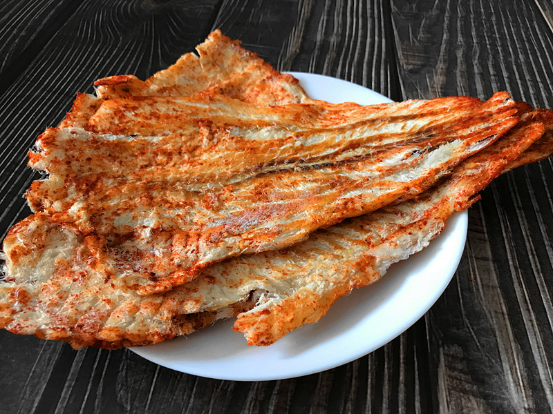 大连特产海鲜食烤鱼片手撕即食烤鱼干鳕