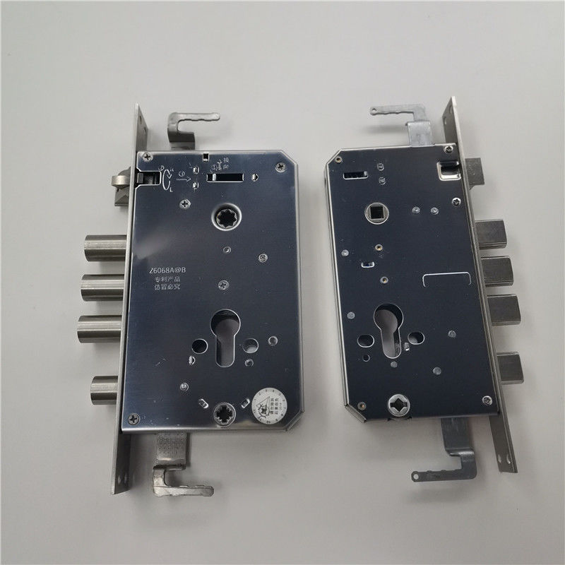 忠恒防盗门锁体单孔半圆方头门锁步阳新月双活双快入户通用大门锁方舌