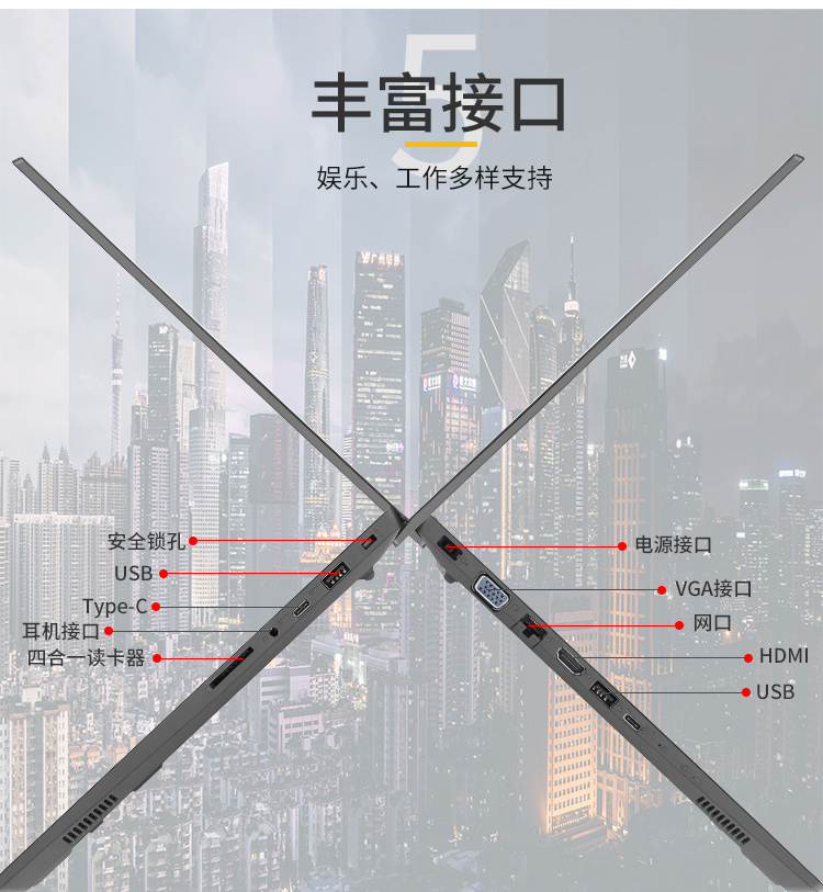 联想(lenovo)昭阳e4-arr 14英寸轻薄本学生家用上网娱乐商务办公