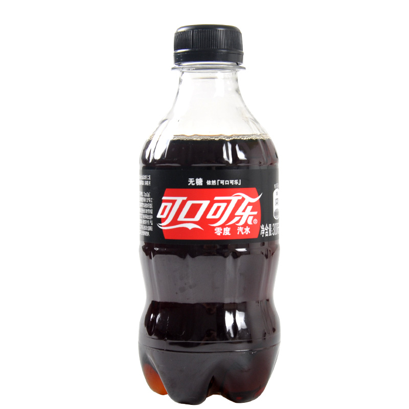 碳酸饮料】 零度可口可乐300ml*6瓶无糖可乐夏季