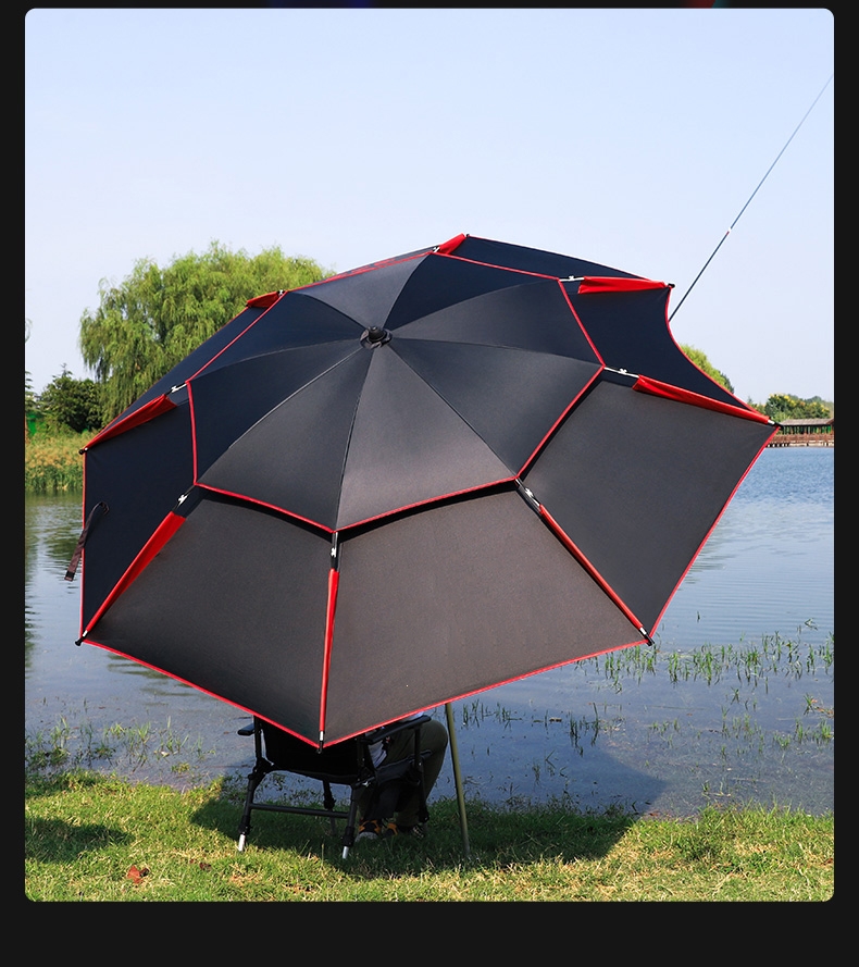钓鱼伞垂钓万向防雨折叠大钓伞闪电客防晒遮阳伞加厚帐篷围布雨伞