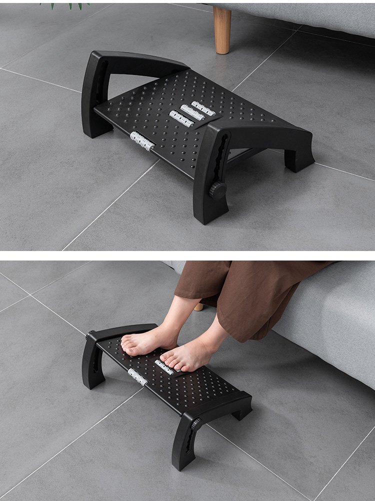 办公室脚踏凳桌二郎腿脚凳垫脚神器踏脚可调节儿童踩脚搁脚板脚蹬