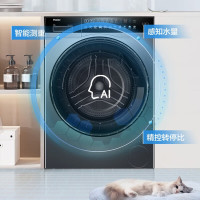 海尔(Haier)10公斤 大容量 变频滚筒洗衣机 精华洗2.0 洗干一体机 HBD14166PROL 国家补贴