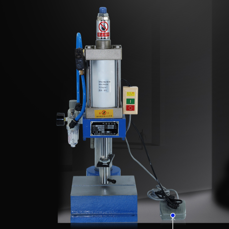 冲压气缸 气动压力机气动冲床轴承压入铆压全自动冲压机scj100气缸