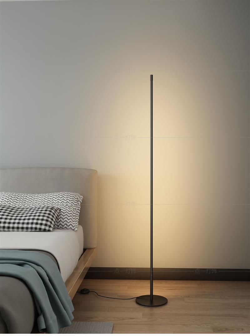 极简创意落地灯卧室客厅氛围北欧简约led立灯ins风轻奢立式台灯