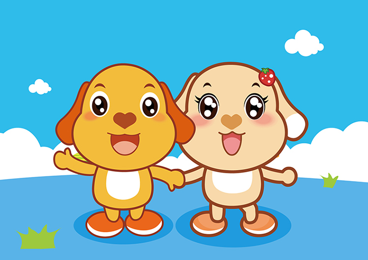 丫米果毛绒玩具儿童布娃娃多吉多利红黄蓝绿粉公仔玩偶