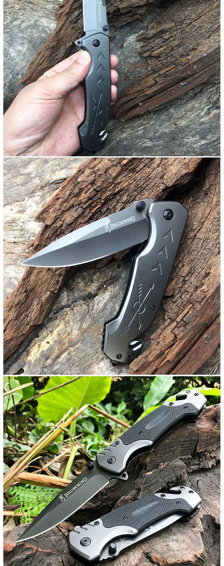 采用同款户外刀具多功能防身折叠刀随身高硬度军刀野外荒野求生刀具