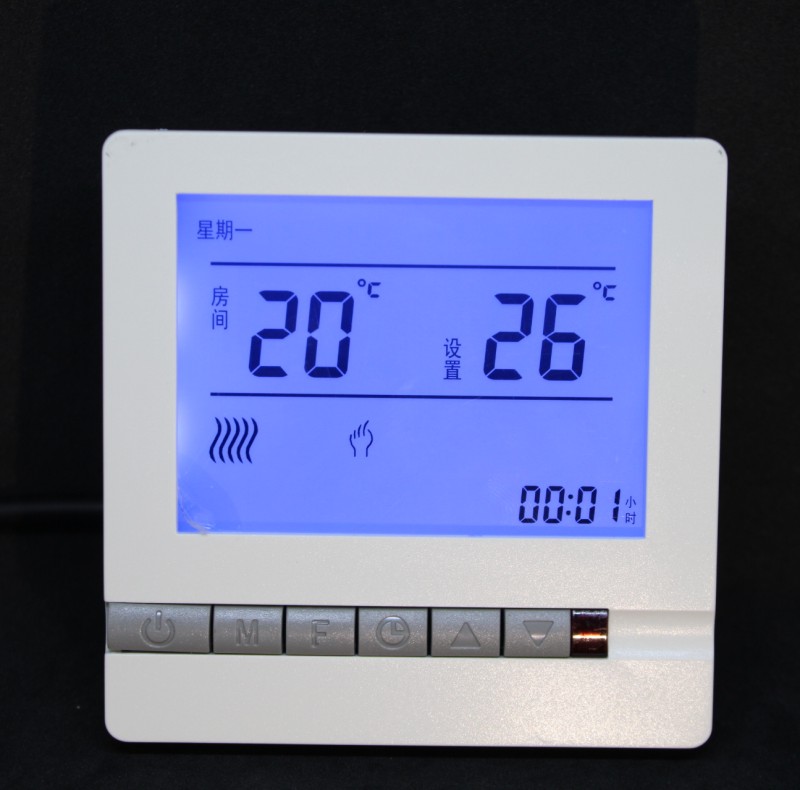 地暖温控器上面的图案图片