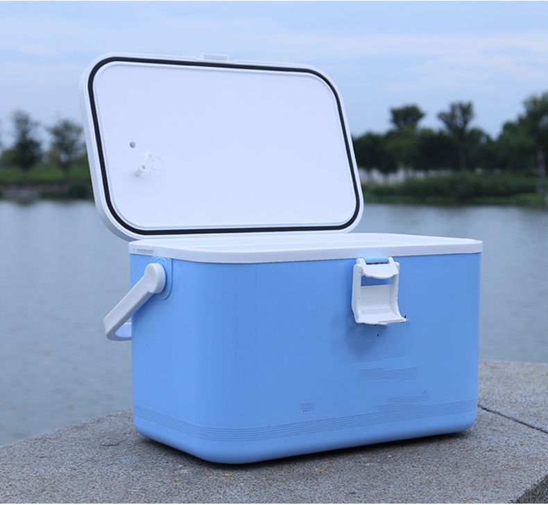 迷你小钓箱多功能闪电客轻便养虾箱活饵箱带增氧泵小型钓鱼保温箱