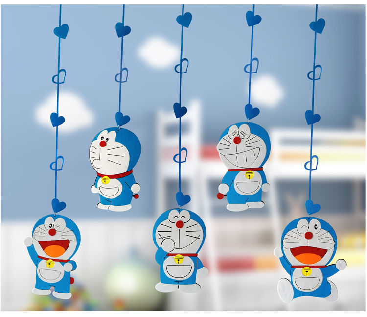 《哆啦a梦吊饰 商场橱窗挂饰幼儿园教室走廊布置叮当猫创意挂件装饰