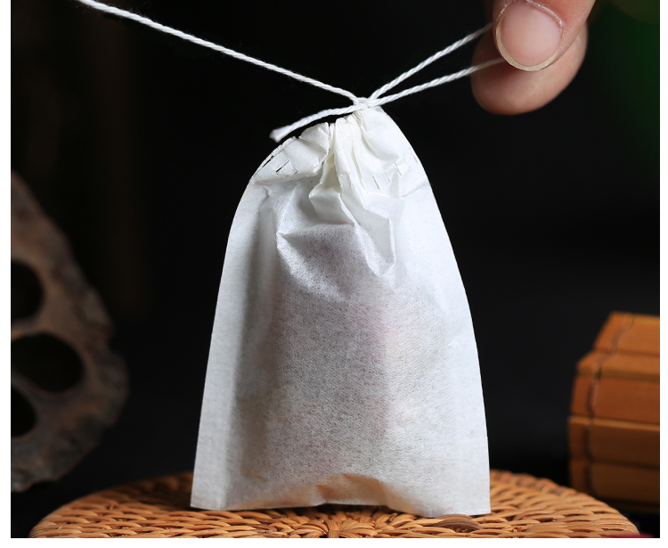 100个抽线木浆茶叶袋泡茶咖啡过滤纸袋茶包袋茶叶包三维工匠68cm100个
