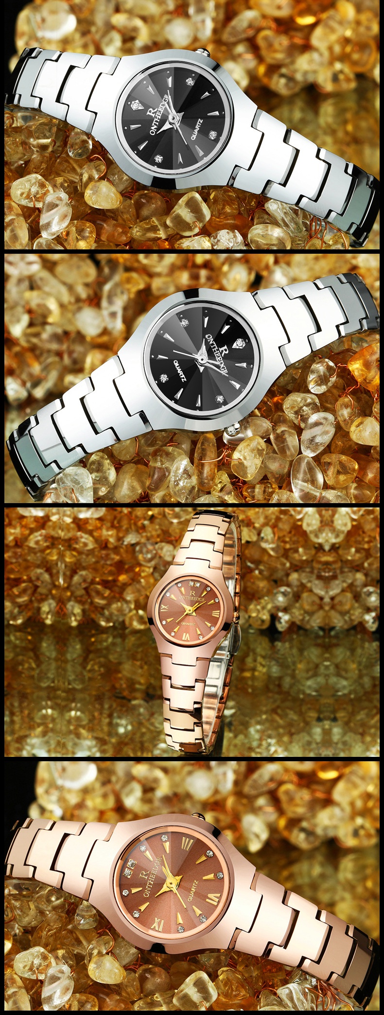 瑞之缘石英表rzy005 瑞之缘正品手表超薄女士手表防水石英表情侣腕表