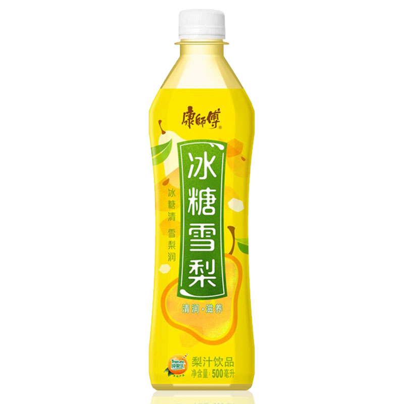 康师傅冰糖雪梨饮料500ml15瓶装休闲清凉饮品