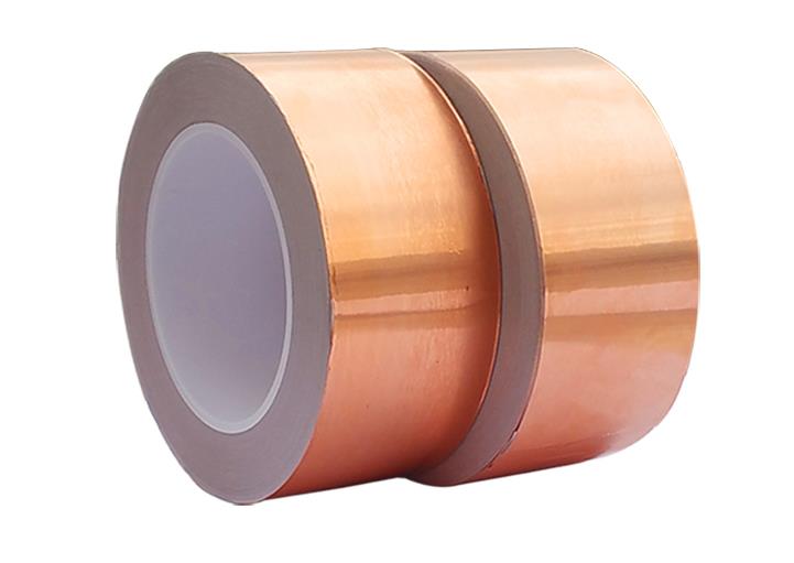 单导胶带 铜箔胶带 单面导电双导铜箔纸0.1厚 屏蔽信号增强 0.